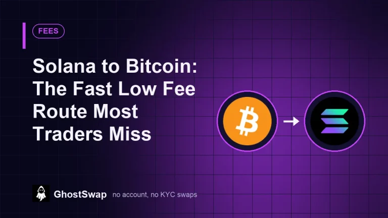 Solana to Bitcoin: The Fast Low Fee Route Most Traders Miss