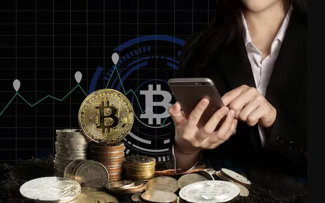 serviço de troca de criptomoedas