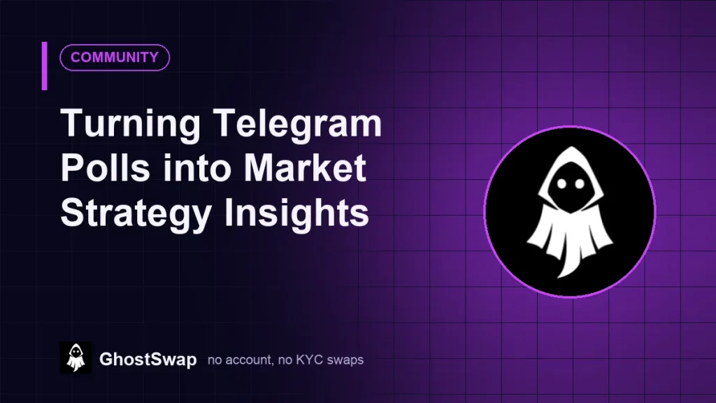 Turning Telegram Polls into Market Strategy Insights (GhostSwap guide)