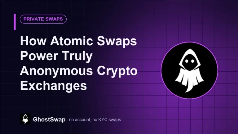 How Atomic Swaps Power Truly Anonymous Crypto Exchanges