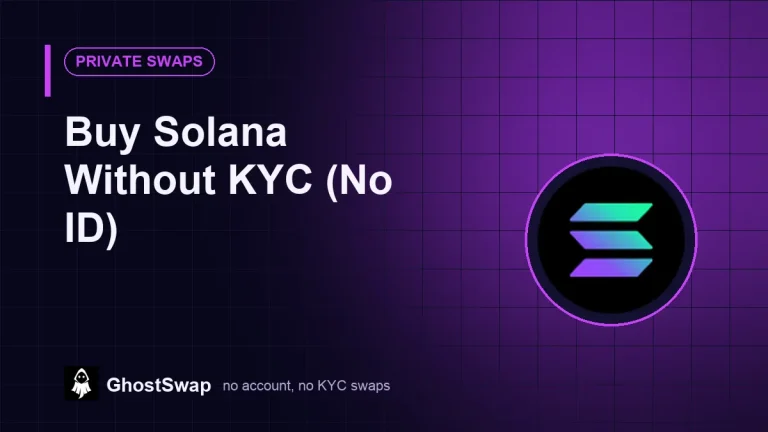 本人確認（KYC）不要でSolanaを購入