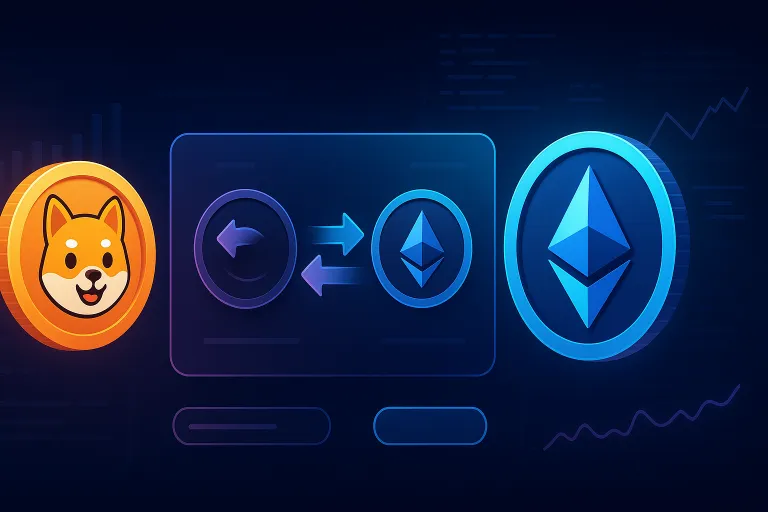 DOGE to ETH Swap: Fast, Safe Dogecoin Exchange
