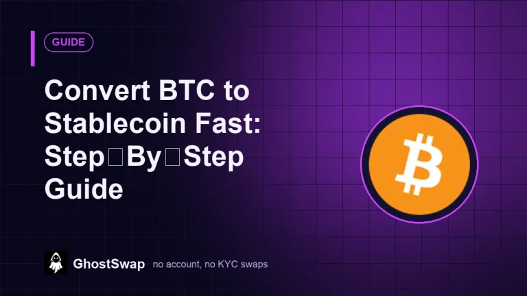 Convierte BTC a stablecoin rápidamente: guía paso a paso