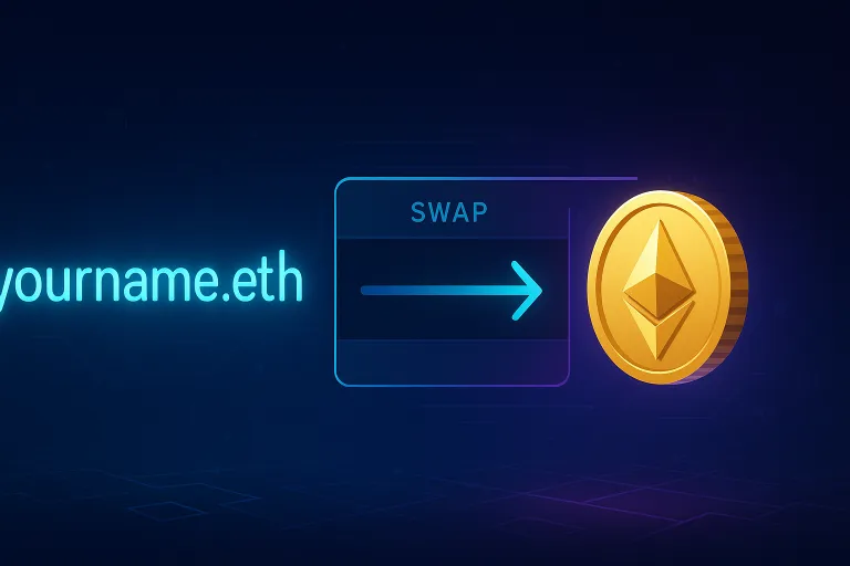 Échange ENS vers ETH&nbsp;: Guide d’échange sécurisé et rapide sur la blockchain