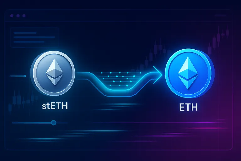 Échange STETH vers ETH&nbsp;: Guide de conversion STETH sûr et rapide