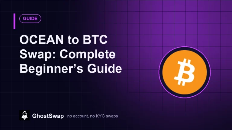 Swap de OCEAN a BTC: Guía completa para principiantes