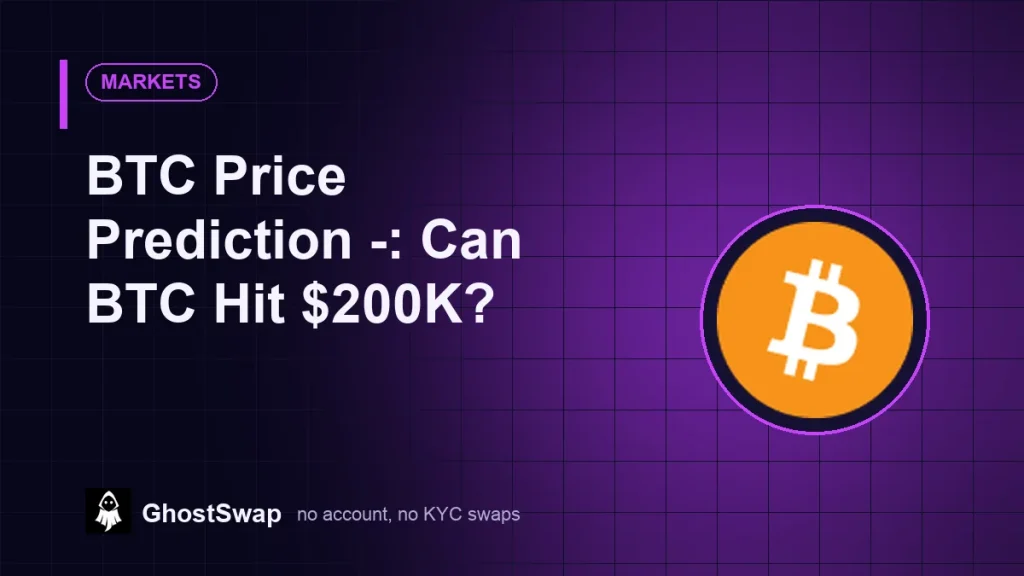 BTC-prijsvoorspelling: Kan BTC de $200 bereiken? (GhostSwap-handleiding)