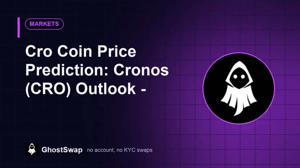 Прогноз цены Cro Coin: Перспективы Cronos (CRO) - (Руководство GhostSwap)