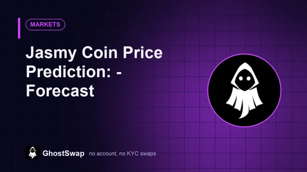 Previsão do preço da Jasmy Coin: - Previsão (Guia GhostSwap)