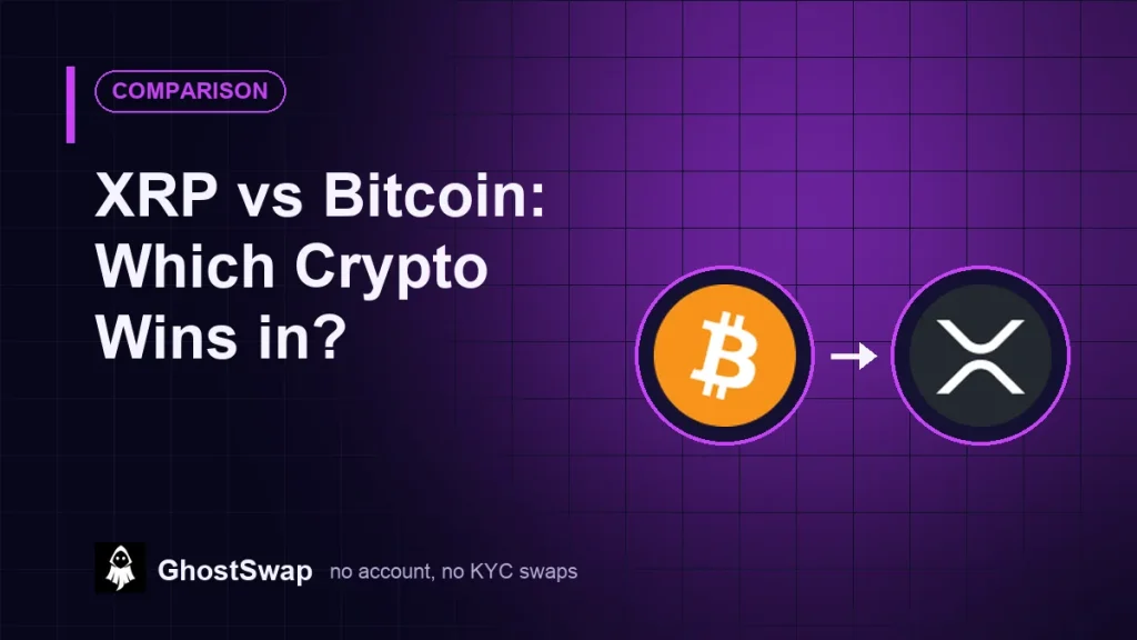 XRP versus Bitcoin: Welke crypto wint? (GhostSwap-handleiding)