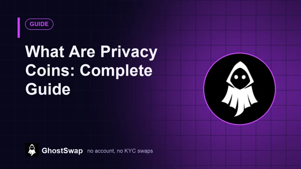 What Are Privacy Coins: Complete Guide (GhostSwap guide)