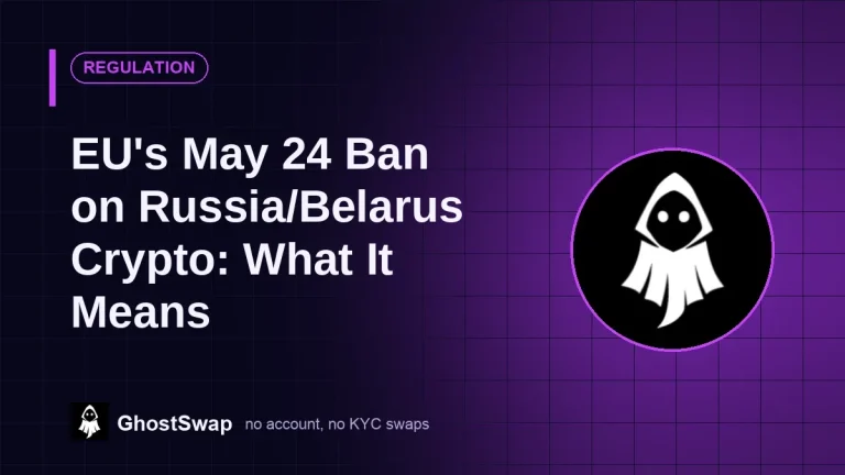 EU’s May 24 Ban on Russia/Belarus Crypto: What It Means