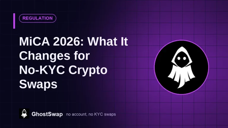 MiCA 2026: Что изменится для криптообменов без KYC?