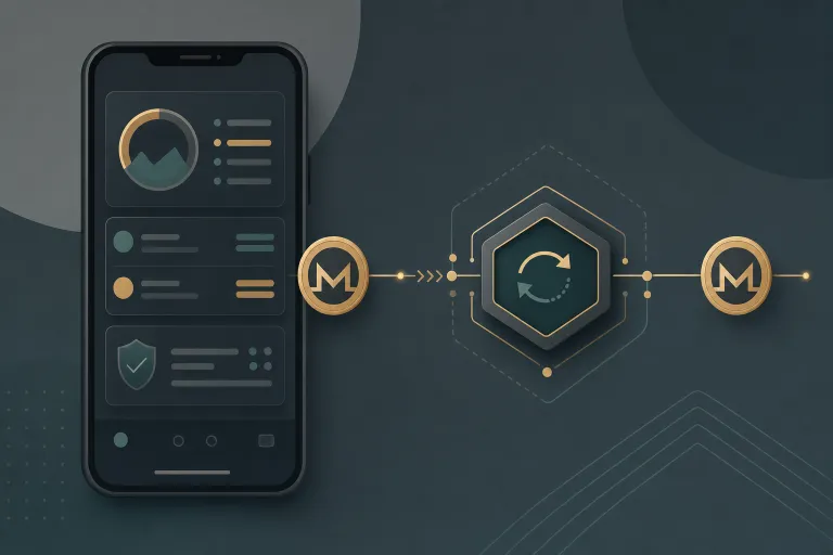 So tauschen Sie Monero aus Ihrer Monerujo-Wallet (ohne KYC)