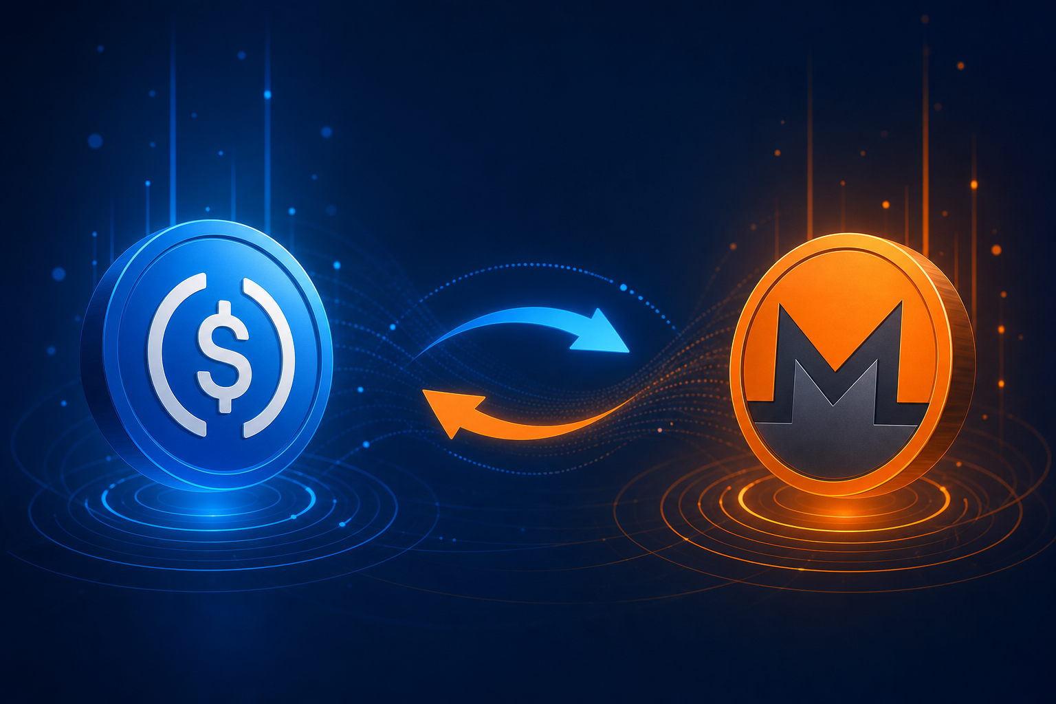 How to Swap USDC to Monero (XMR) — No KYC, No Account