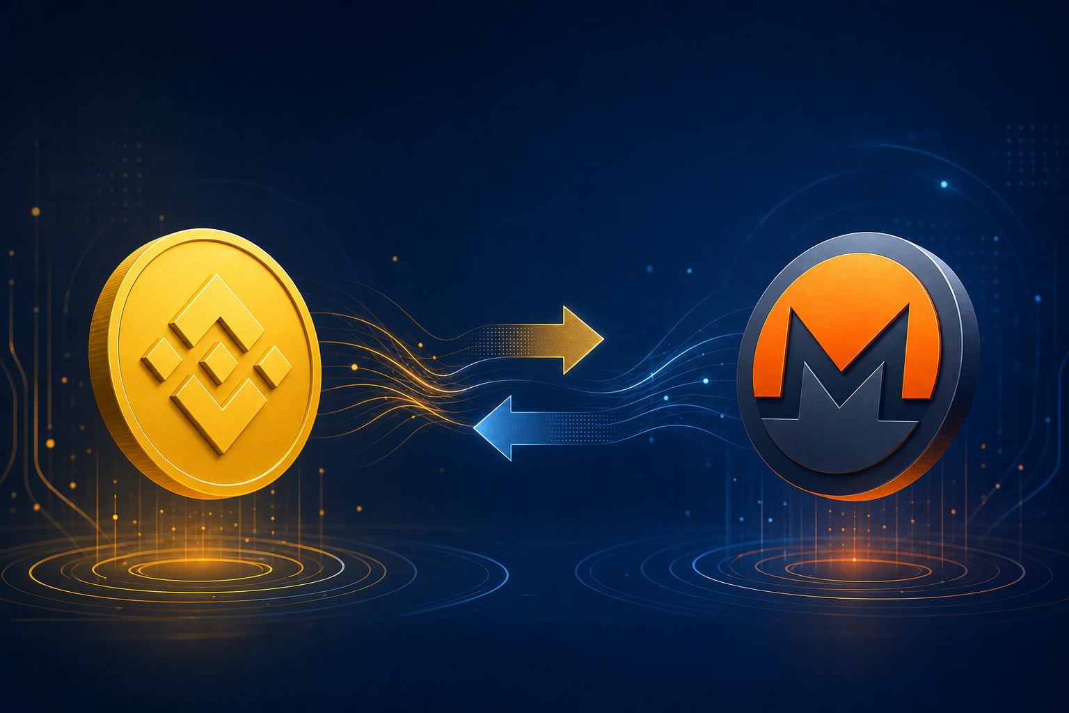 Swap BNB to Monero (BNB to XMR) — No KYC, No Account