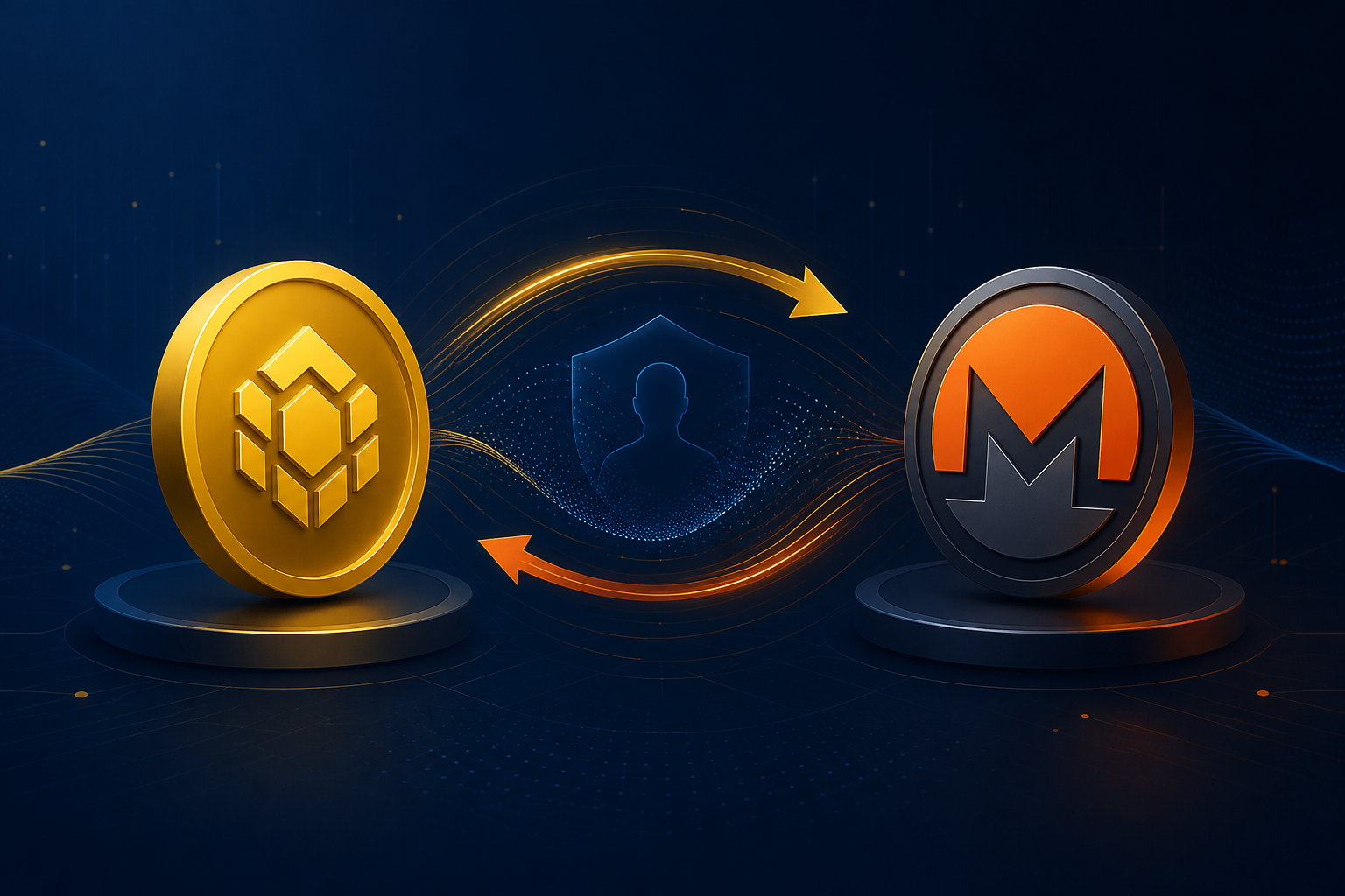 Swap BNB to Monero Anonymously — No KYC, No Account
