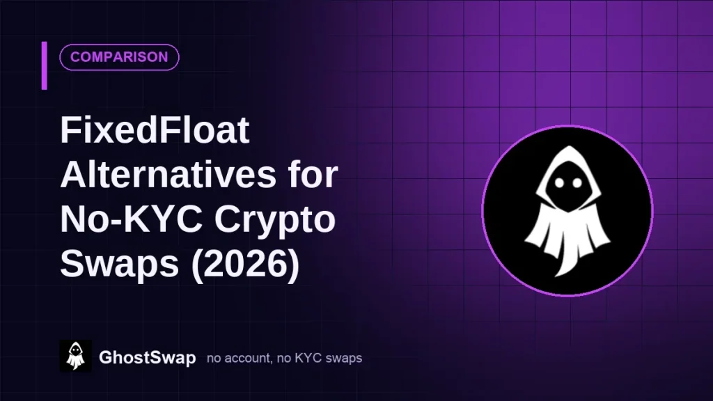 FixedFloat Alternatives for No-KYC Crypto Swaps (2026)