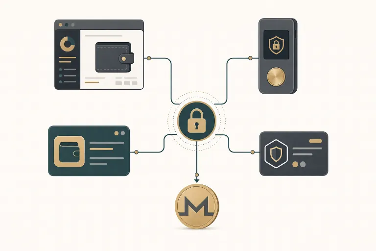 Tausche BTC in Monero von Sparrow, Feather, Trezor, Electrum