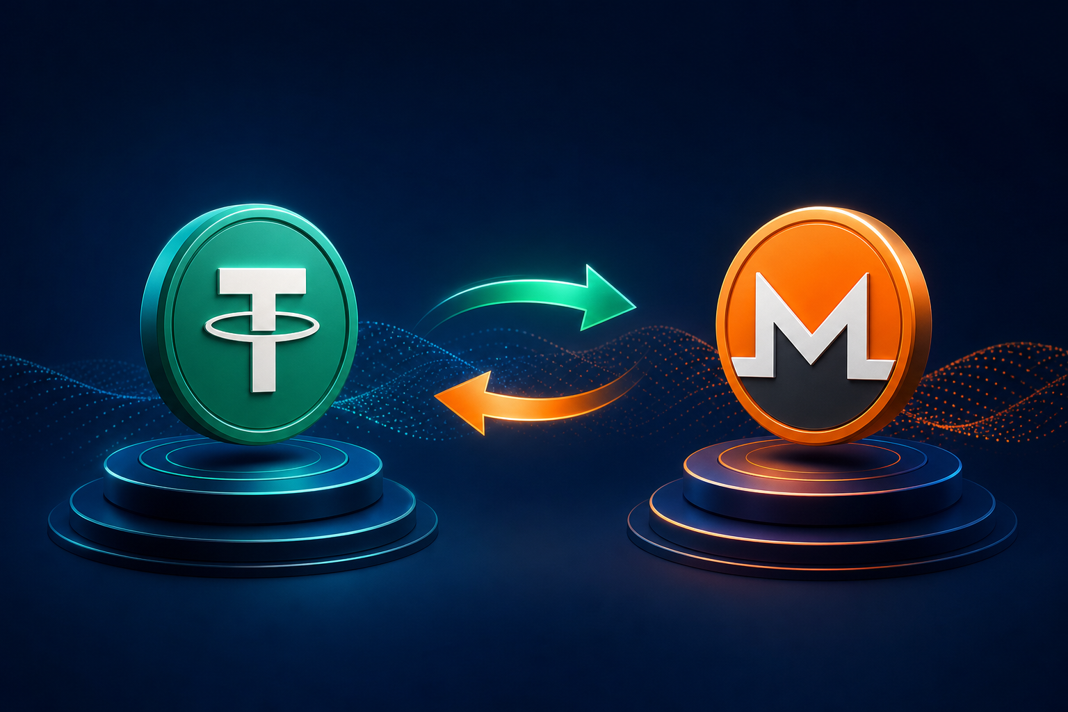 How to Swap USDT to Monero Without KYC or an Account