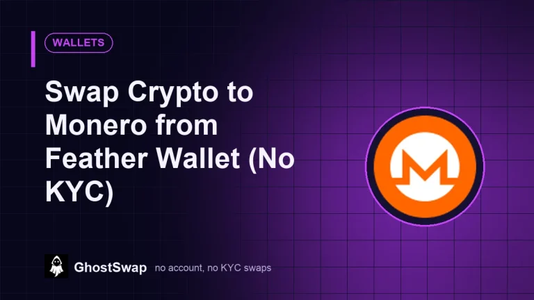 Échangez vos cryptomonnaies contre du Monero depuis Feather Wallet (sans KYC)