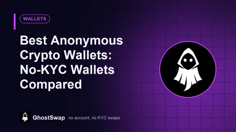 Meilleurs portefeuilles crypto anonymes (2026)&nbsp;: Comparatif des portefeuilles sans KYC