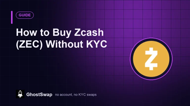 Comment acheter des Zcash (ZEC) sans vérification d'identité ?