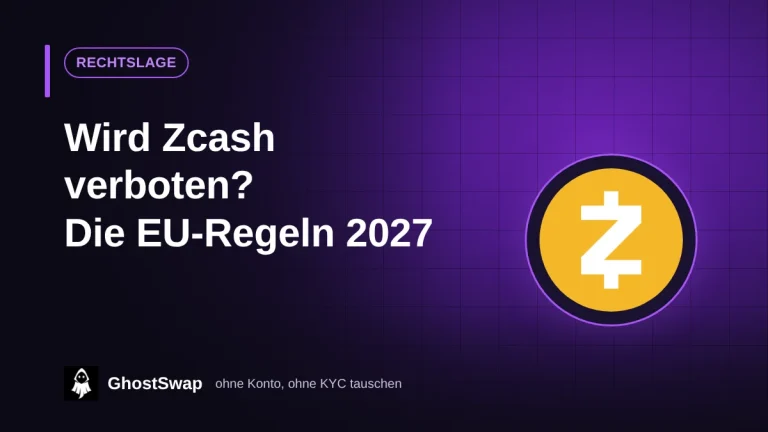Comment Zcash est-il verboté ? Rechtslage 2026 et die EU-Regeln ab 2027